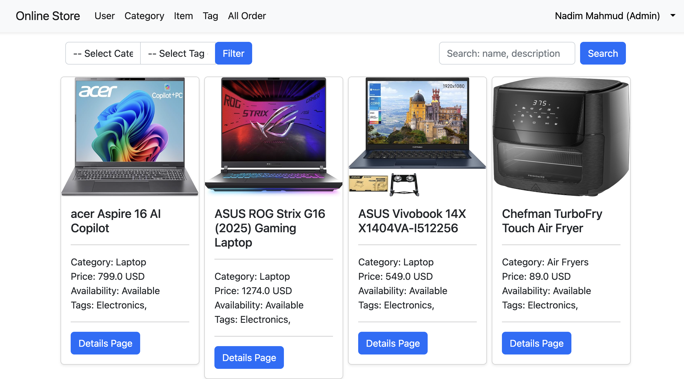 Mulitvendor e-commerce site