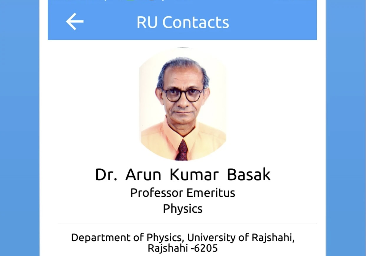RU Contacts App
